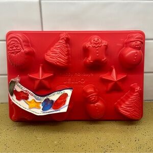 Christmas Jello Jiggler  Mold Gelatin Holiday Vintage Santa Tree Snowman JJ